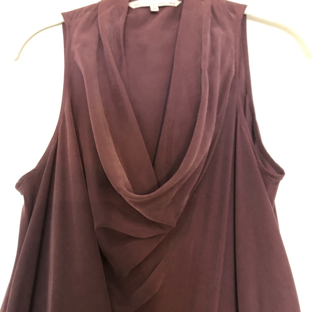 Rachel Roy plum color cowell neck dress - Picture 3 of 5